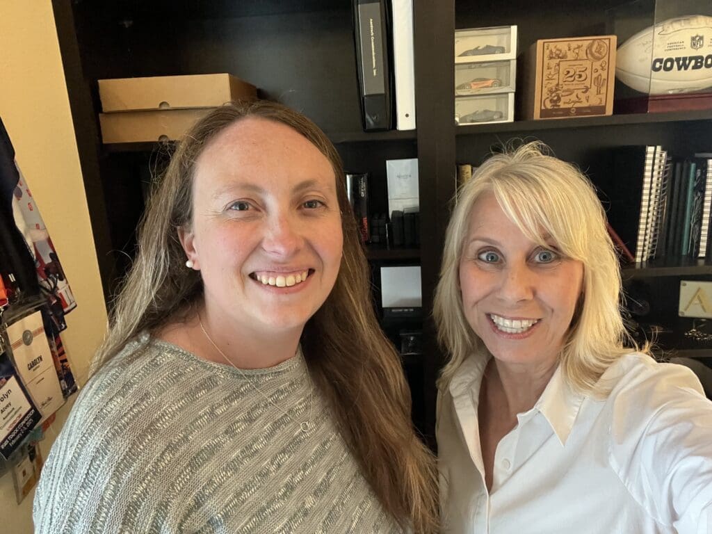 Carolyn Alvey, President, Aardvark Communications and Emily A. Smith, University of Oklahoma Student, Summer Intern